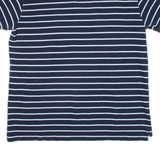 NAUTICA Mens Polo Shirt Blue Striped XL
