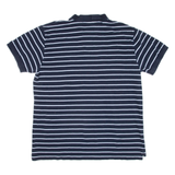 NAUTICA Mens Polo Shirt Blue Striped XL