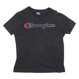 CHAMPION Mens T-Shirt Black XS