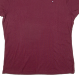 TOMMY HILFIGER Girls T-Shirt Maroon 2XL