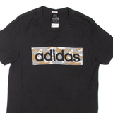 ADIDAS Mens T-Shirt Black S