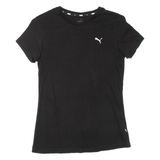 PUMA Womens T-Shirt Black XS