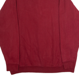 LEE Cape Cod Massachusetts Mens Sweatshirt Red 1/4 Zip 90s USA L