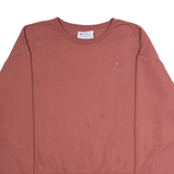 CHAMPION Womens Sweatshirt Pink Crew Neck XL
