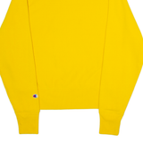 CHAMPION REVERSE WEAVE Mens Sweatshirt Yellow High Neck S