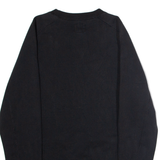 CHAMPION Mens Sweatshirt Black Crew Neck S