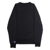 CHAMPION Mens Sweatshirt Black Crew Neck S