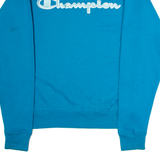 CHAMPION Mens Sweatshirt Blue Crew Neck S