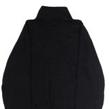 CHAMPION Entertainment Tonight Mens Sweatshirt Black 1/4 Zip M