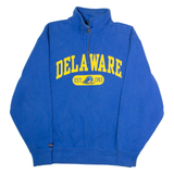 JANSPORT Delaware Mens Sweatshirt Blue 1/4 Zip 90s USA M
