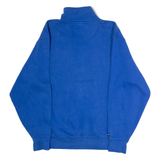 JANSPORT Delaware Mens Sweatshirt Blue 1/4 Zip 90s USA M
