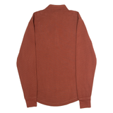 CARHARTT Relaxed Fit Mens Sweatshirt Red 1/4 Zip S