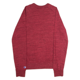 CHAMPION Mens Sweatshirt Red Crew Neck S