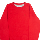 CHAMPION Mens Sweatshirt Red Crew Neck S