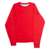 CHAMPION Mens Sweatshirt Red Crew Neck S