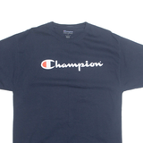 CHAMPION Mens T-Shirt Blue L