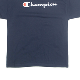 CHAMPION Mens T-Shirt Blue L