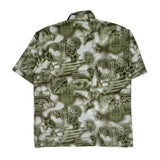 Southpole Short Sleeve Shirt - Large Green Polyester