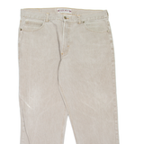 DAKAR Mens Jeans Beige Regular Tapered W36 L27