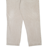 DAKAR Mens Jeans Beige Regular Tapered W36 L27