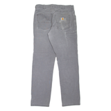 CARHARTT Workwear Mens Jeans Grey Relaxed Tapered W32 L31