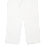 DICKIES Carpenter Workwear Mens Jeans White Relaxed Tapered W34 L27
