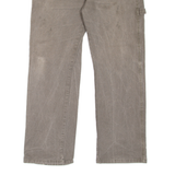 DICKIES Carpenter Workwear Mens Jeans Grey Relaxed Straight W34 L30