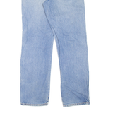 DICKIES Distressed Workwear Mens Jeans Blue Regular Straight Stone Wash W33 L32