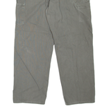CARHARTT Carpenter Workwear Mens Jeans Green Loose Tapered W40 L32