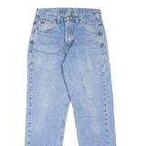 CARHARTT Workwear Mens Jeans Blue Relaxed Tapered Stone Wash W30 L32