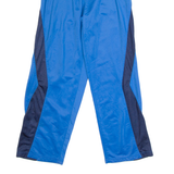 REEBOK Boys Track Pants Blue Straight L W24 L26