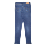 LEVI'S 711 Womens Jeans Blue Slim Skinny Stone Wash W28 L30