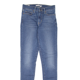 LEVI'S 310 Shaping BIG E Womens Jeans Blue Slim Skinny Stone Wash W27 L32