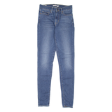 LEVI'S 310 Shaping BIG E Womens Jeans Blue Slim Skinny Stone Wash W27 L32