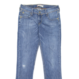 LEVI'S 571 Womens Jeans Blue Slim Straight Stone Wash W30 L28