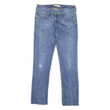 LEVI'S 571 Womens Jeans Blue Slim Straight Stone Wash W30 L28