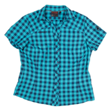 MAMMUT Womens Shirt Blue Check L