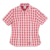 JACK WOLFSKIN Womens Shirt Red Check Long Sleeve UK 10