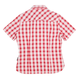 JACK WOLFSKIN Womens Shirt Red Check Long Sleeve UK 10