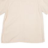 LARISSA Mens Plain Shirt Beige L