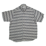 MANHATTAN CLUB Mens Shirt Grey L