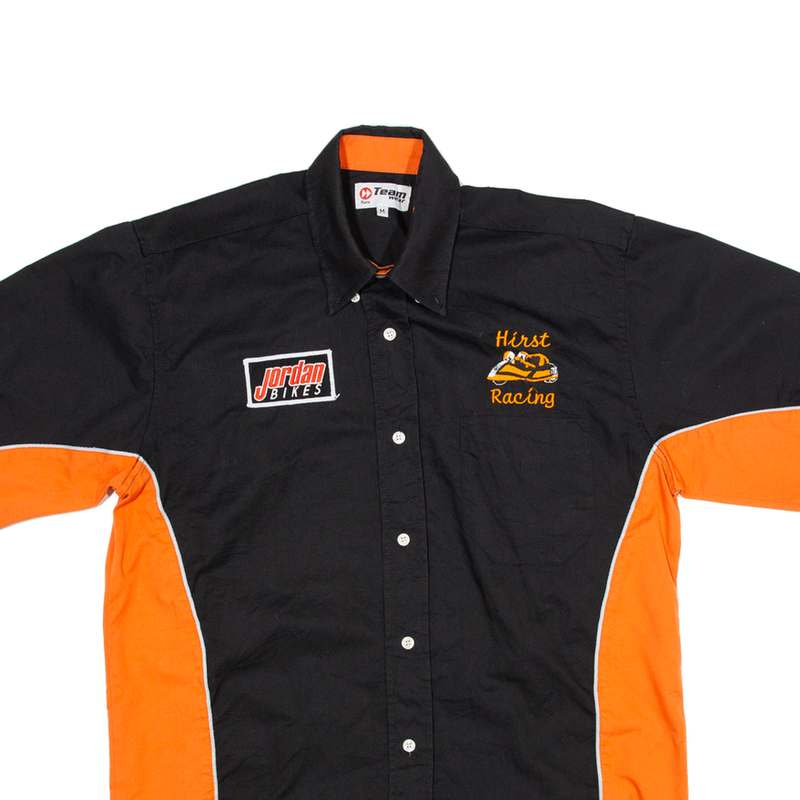 TEAM WEAR Jordan Bikes Mens Plain Shirt Orange M