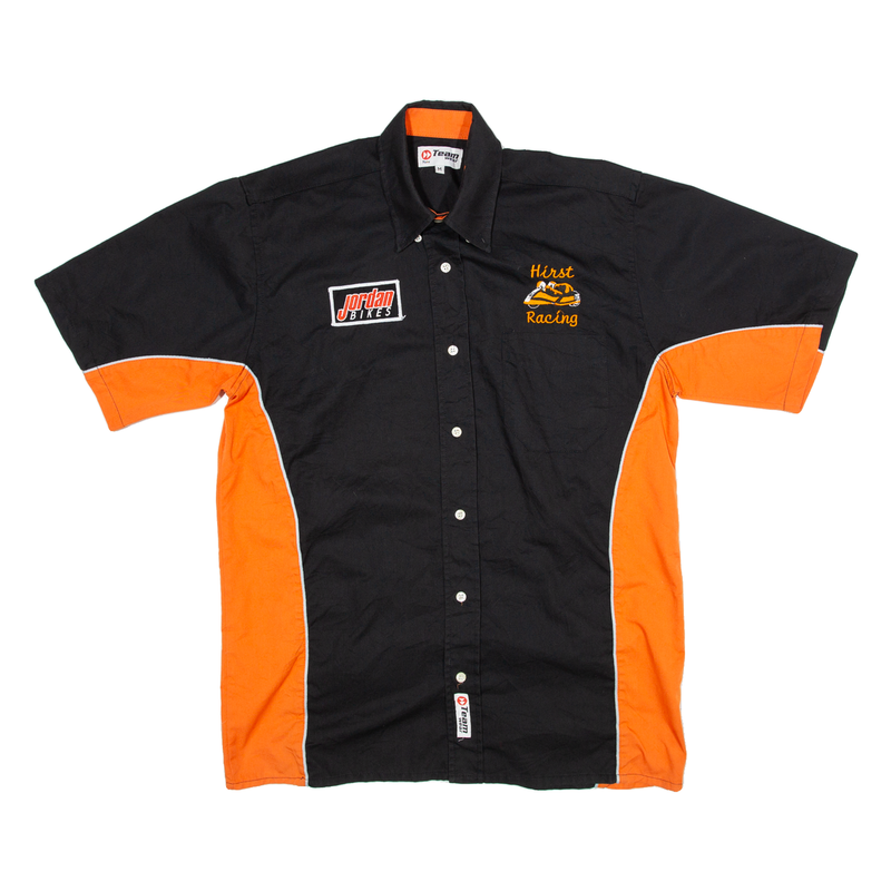 TEAM WEAR Jordan Bikes Mens Plain Shirt Orange M