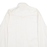 ARIZONA JEANS Mens Plain Shirt White Long Sleeve M