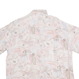 Mens Shirt Pink Crazy Pattern XL
