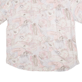 Mens Shirt Pink Crazy Pattern XL
