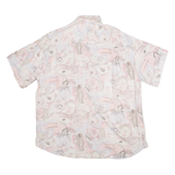 Mens Shirt Pink Crazy Pattern XL