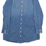 BODEN Womens Plain Shirt Blue Long Sleeve UK 12