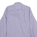 TED BAKER Mens Shirt Purple Striped Long Sleeve M