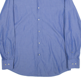 BOSS Slim Fit Mens Shirt Blue Long Sleeve M